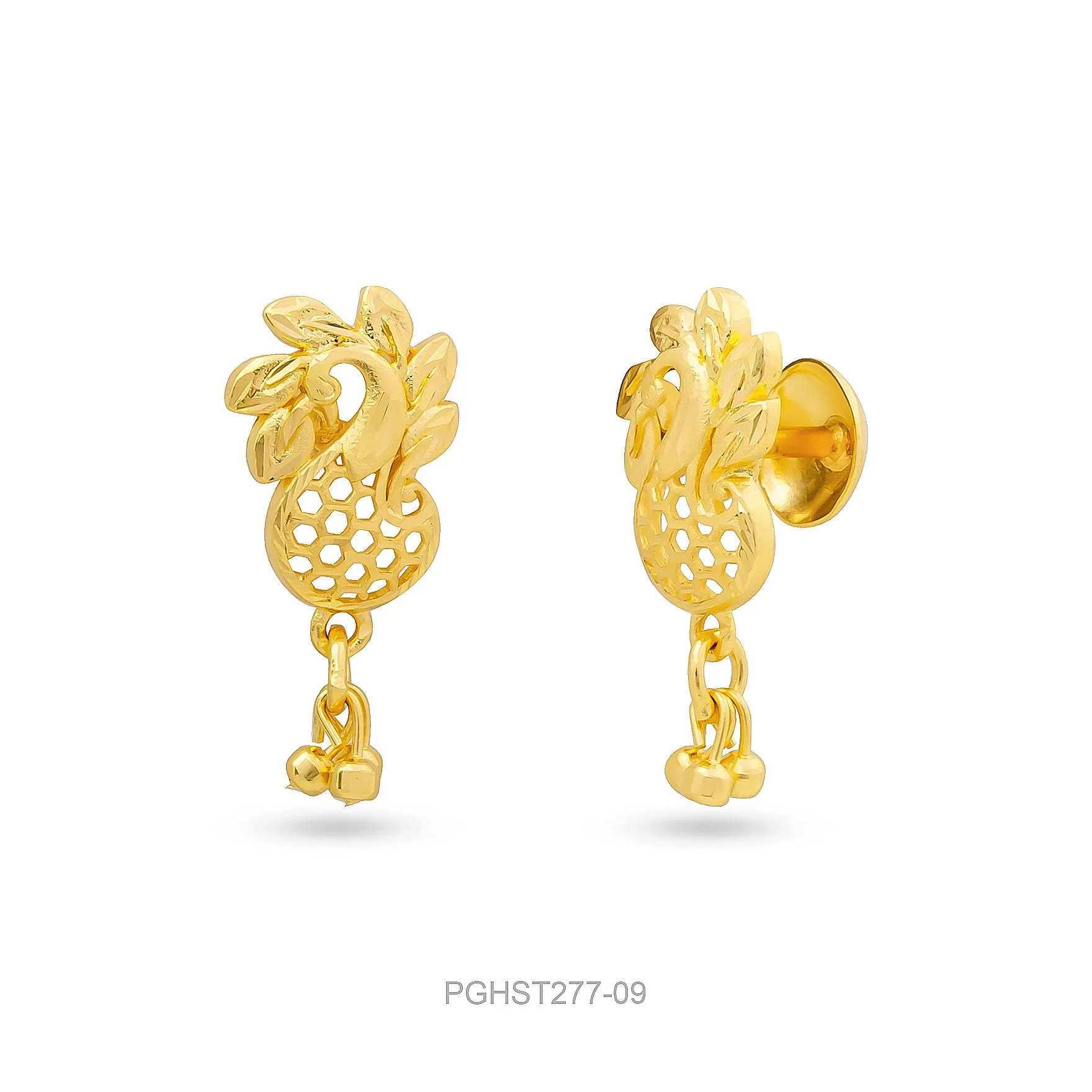 GOLDEN HANGING STUD PGHST277-09