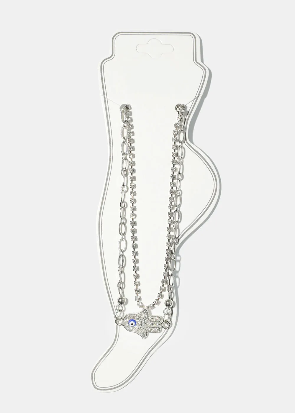 Hamsa Hand Anklet
