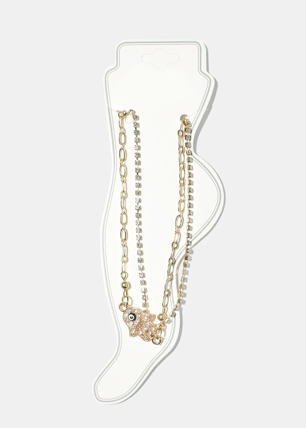 Hamsa Hand Anklet