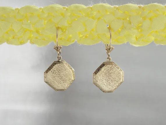 Handmade, One of a Kind Earrings From Vintage Cufflinks