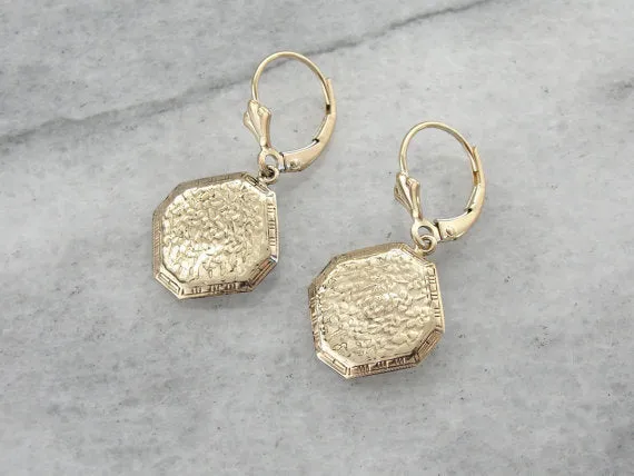 Handmade, One of a Kind Earrings From Vintage Cufflinks