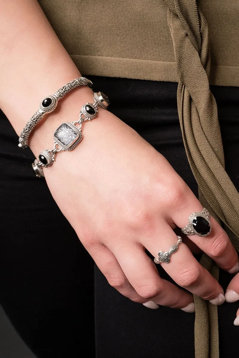 Harmony Bangle? in Black Spinel