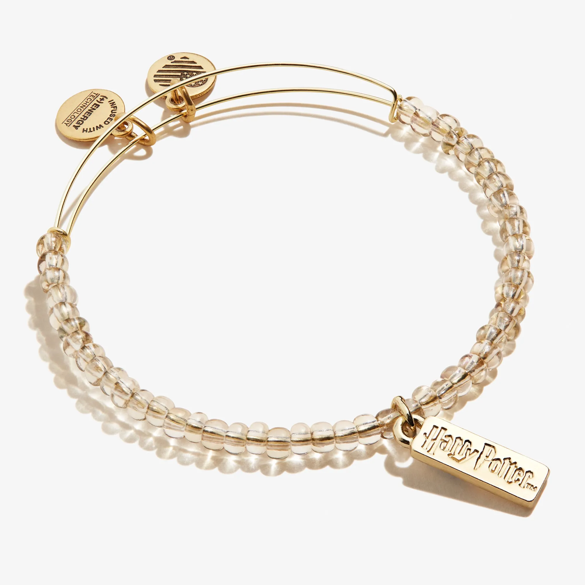 Harry Potter? Illumination Beaded Charm Bangle, Gold