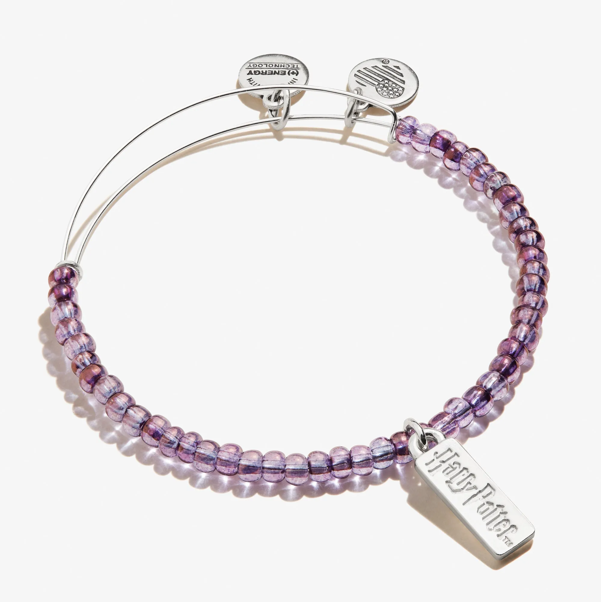 Harry Potter? Illumination Beaded Charm Bangle, Purple