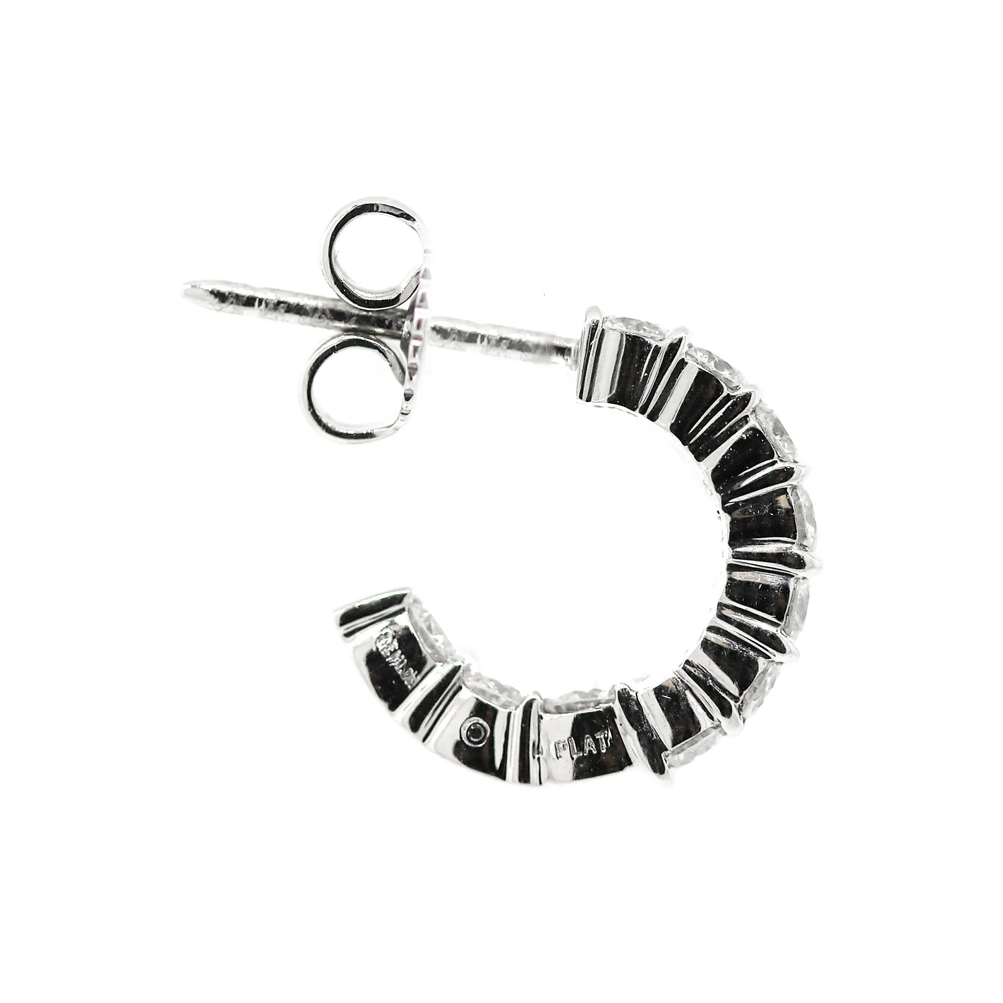 Inside-Out Diamond Hoop Earrings