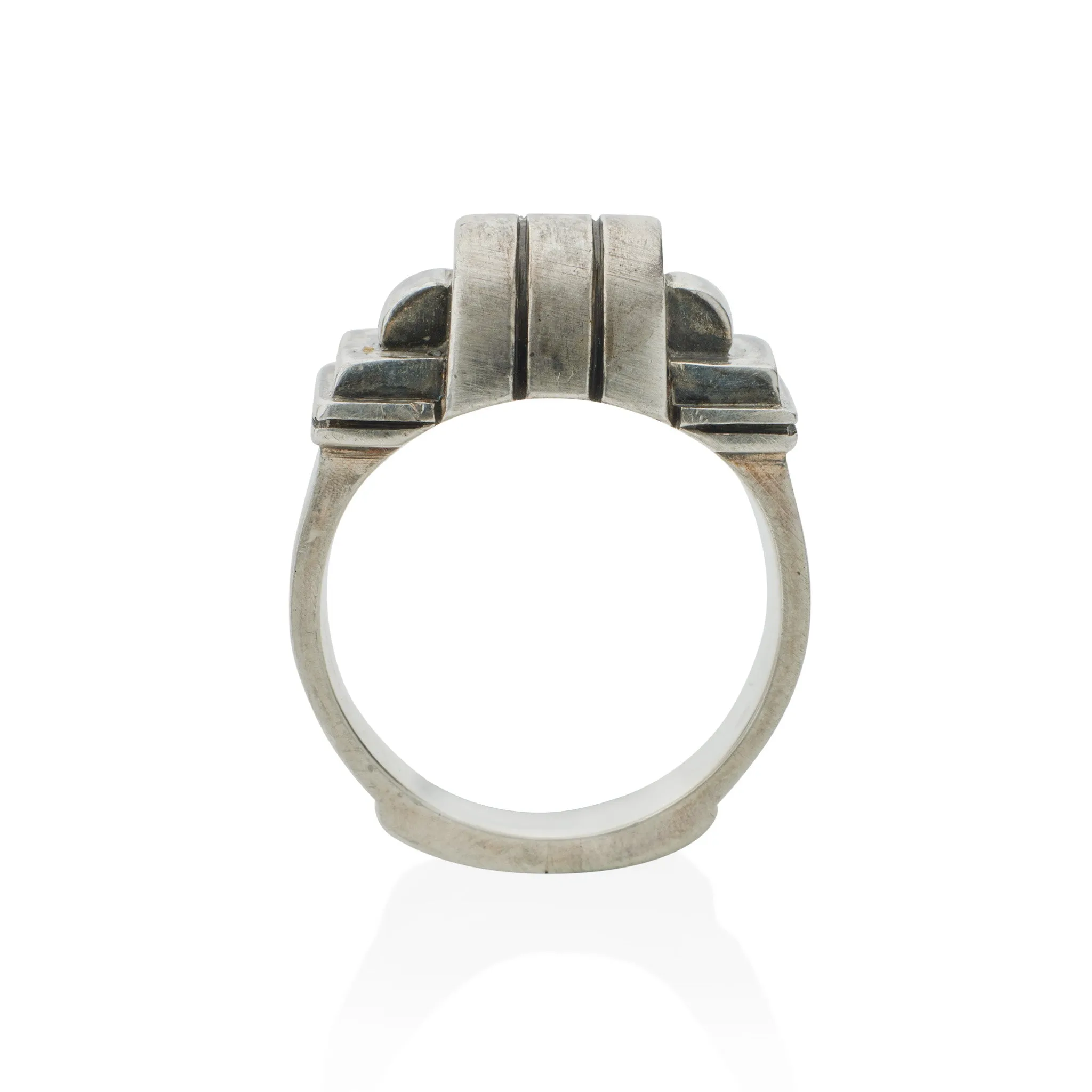 Jean Despr??s Modernist Silver Ring