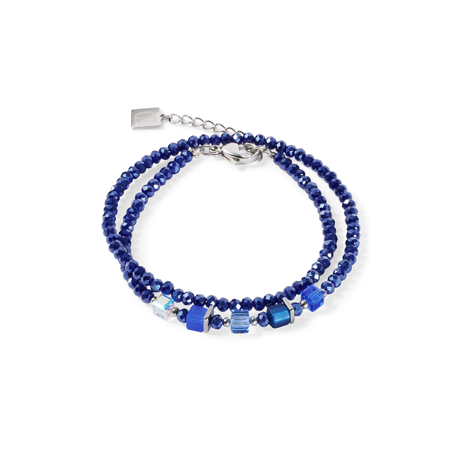 Joyful Colours Update Bracelet silver-blue