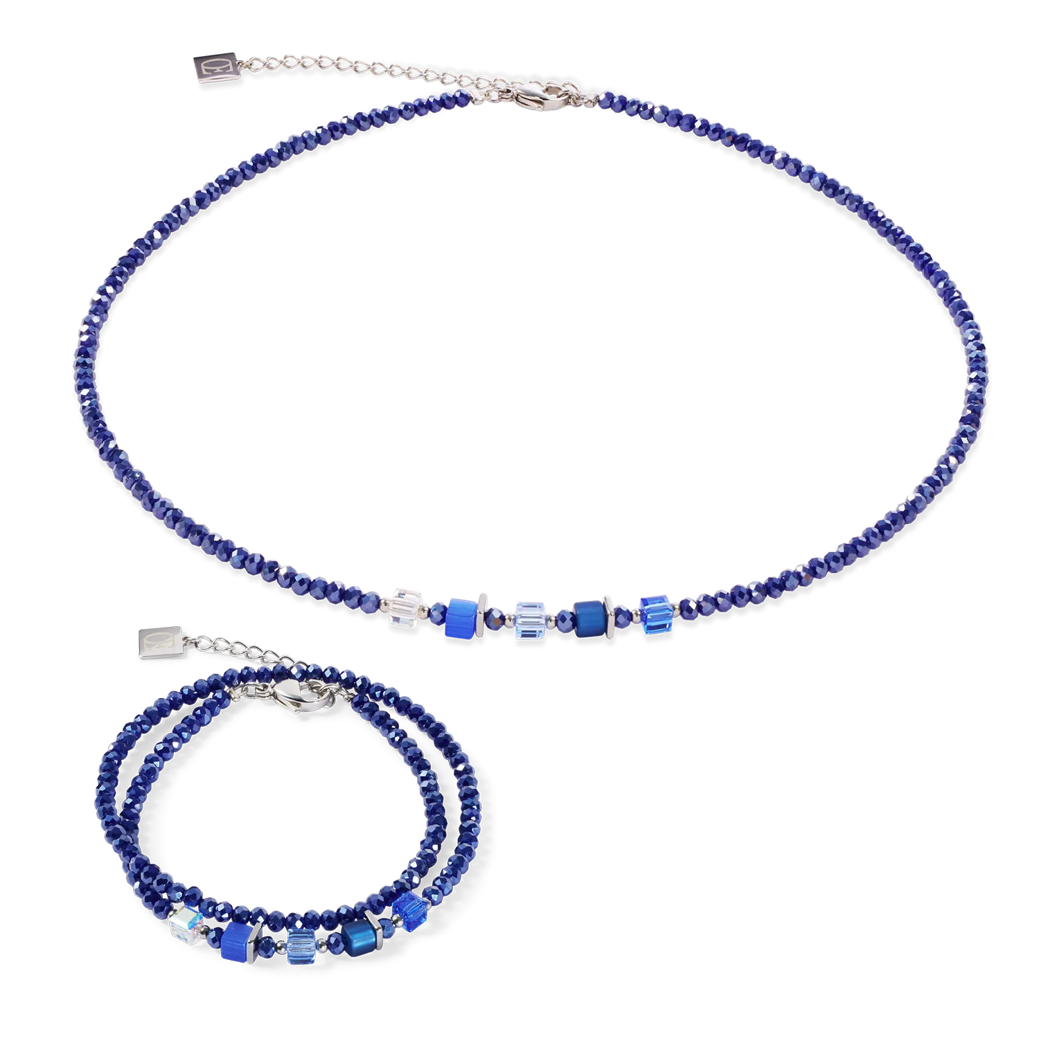 Joyful Colours Update Bracelet silver-blue