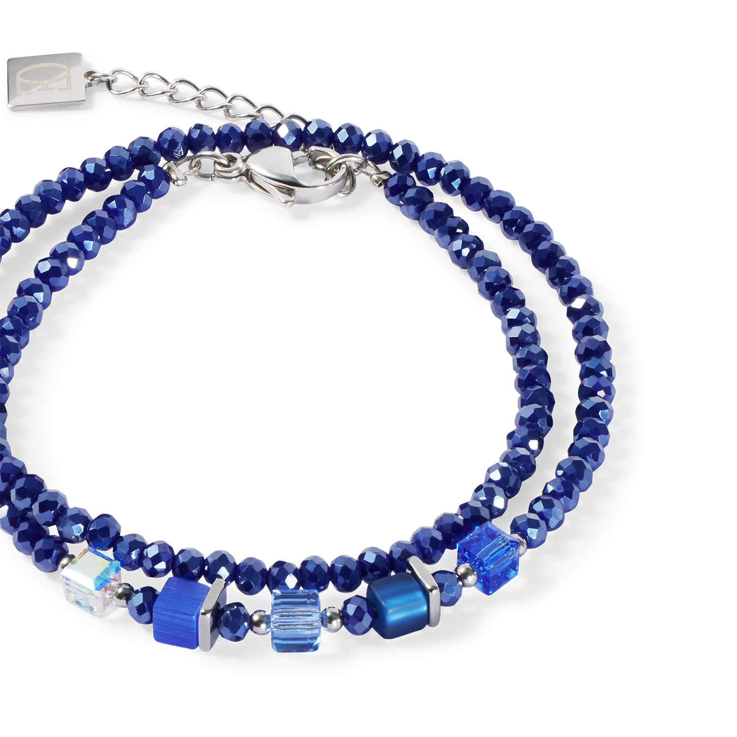 Joyful Colours Update Bracelet silver-blue