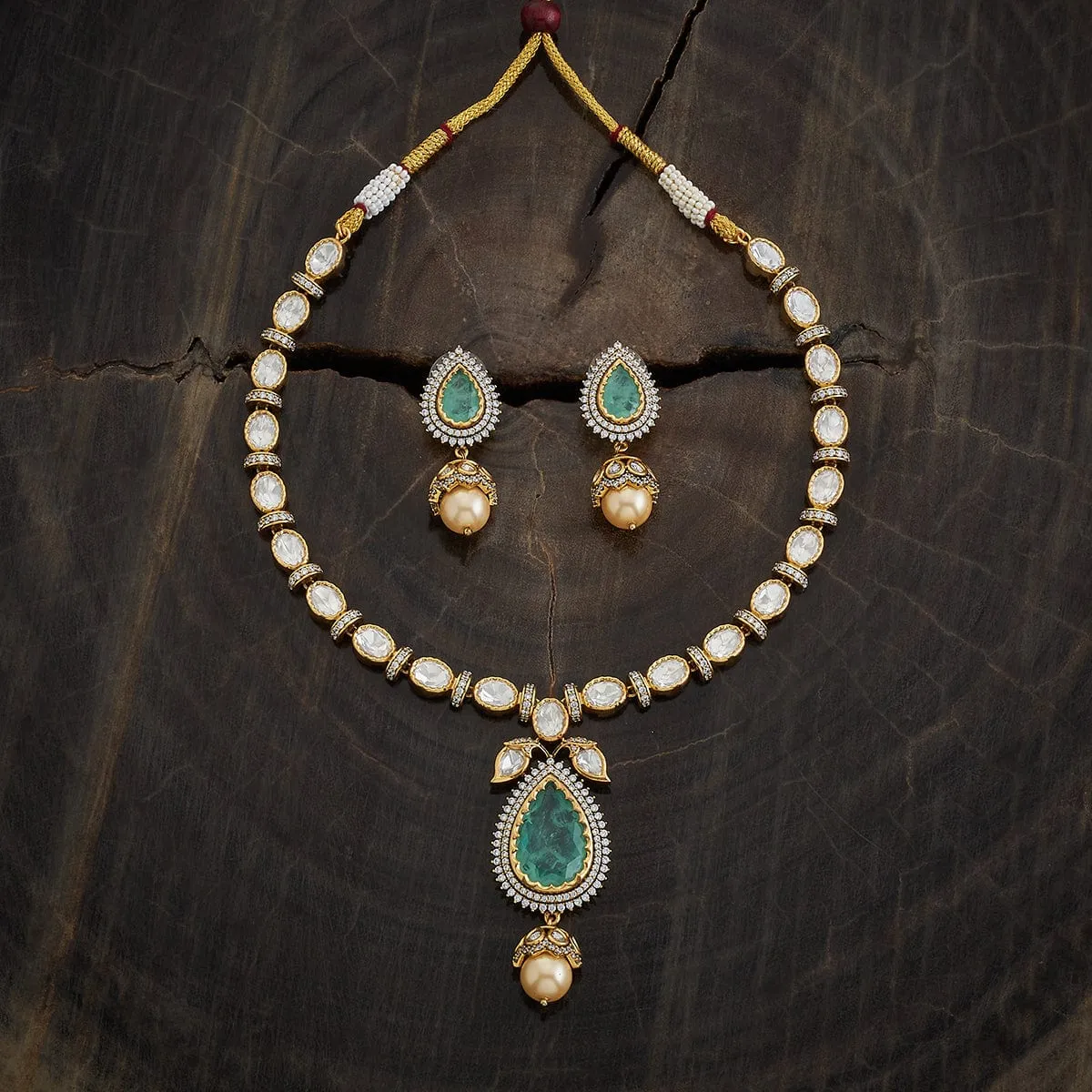 Kundan Necklace 173036