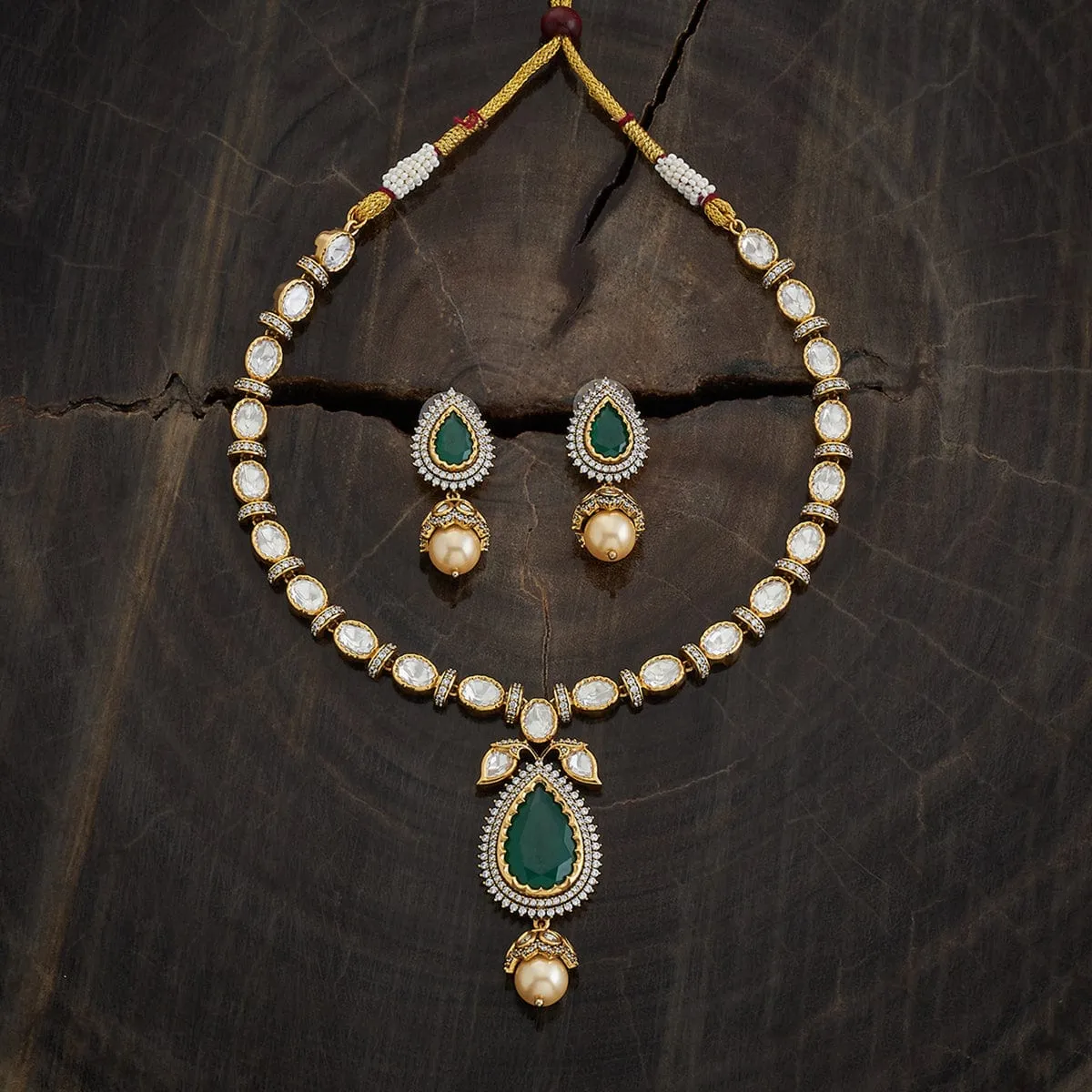 Kundan Necklace 173036