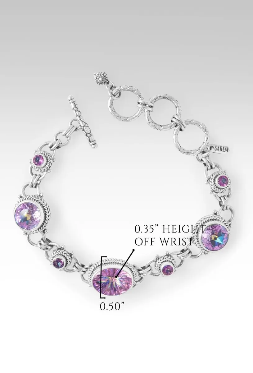 Let Your Faith Shine Bracelet? in Wanderjahr? Mystic Quartz, Lotus Blossom? Mystic Quartz & English Tearose? Mystic Topaz