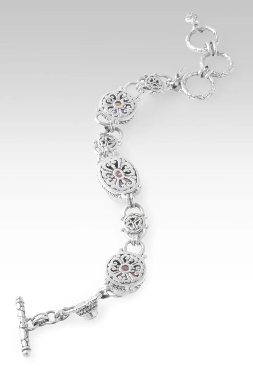 Let Your Faith Shine Bracelet? in Wanderjahr? Mystic Quartz, Lotus Blossom? Mystic Quartz & English Tearose? Mystic Topaz