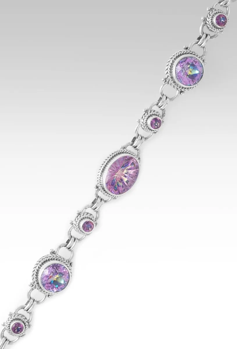 Let Your Faith Shine Bracelet? in Wanderjahr? Mystic Quartz, Lotus Blossom? Mystic Quartz & English Tearose? Mystic Topaz