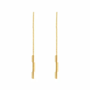 Link To Love Gucci Bar Thread Earrings