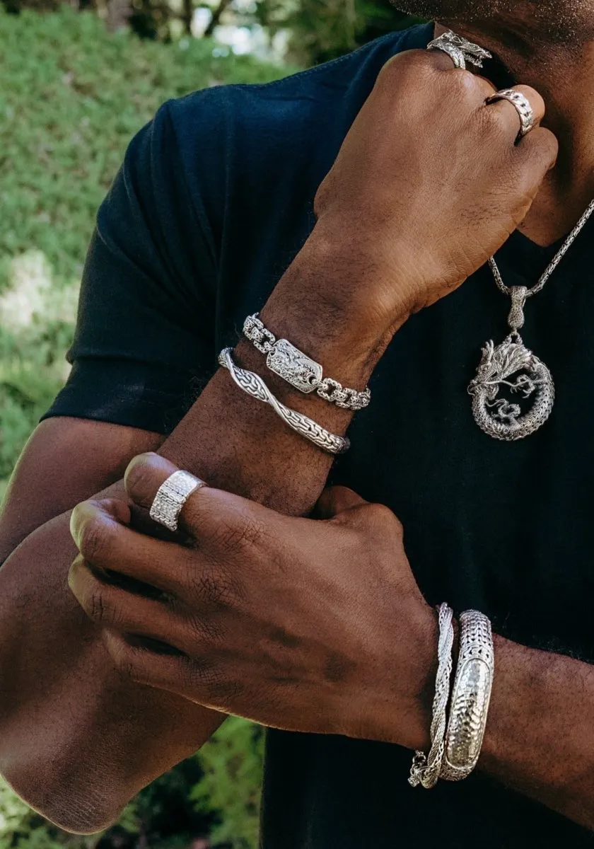 Linked In Love Bangle? in Chainlink