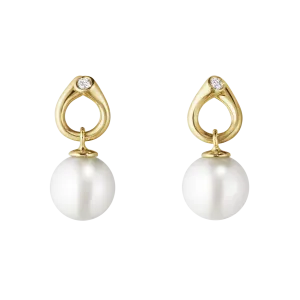 Magic Pearl & Diamond Earrings