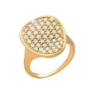 Marco Bicego Lunaria Alta 18ct Yellow Gold 0.93ct Diamond Ring