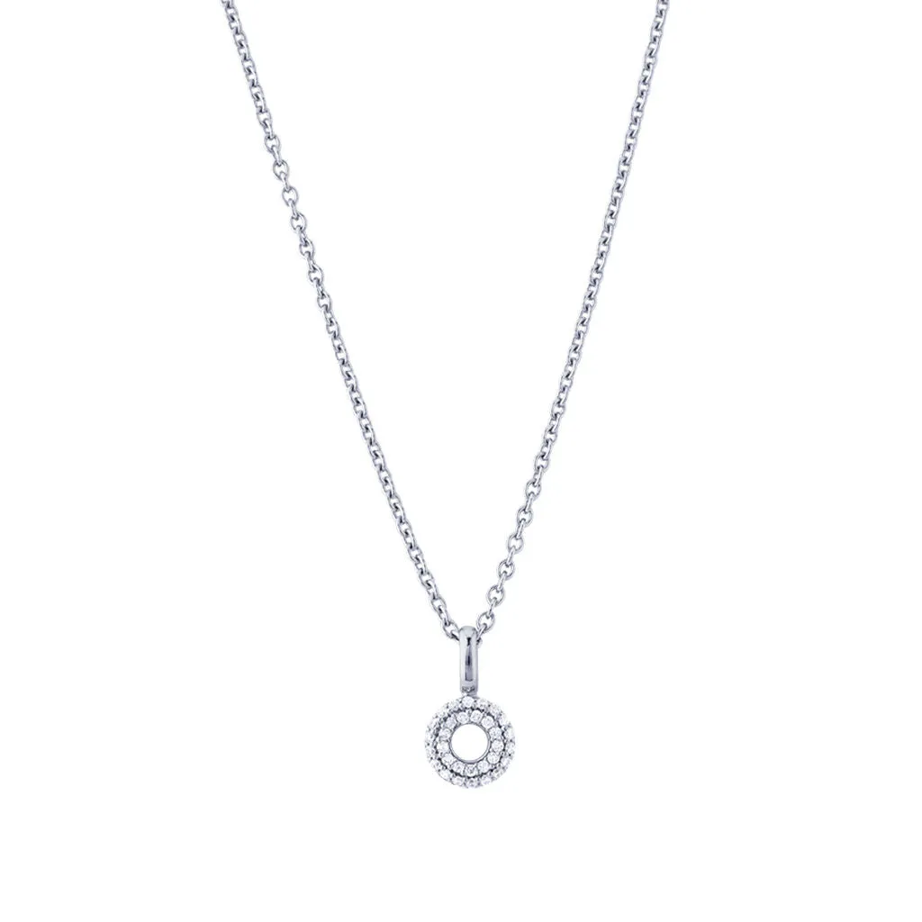 Matin 18K Whitegold Pendant w. 31 Diamonds
