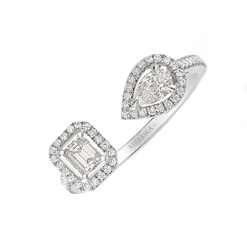 Messika My Twin Toi & Moi 18ct White Gold 0.45ct Diamond Ring