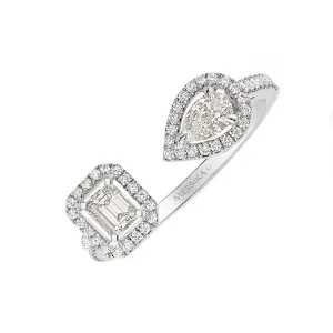 Messika My Twin Toi & Moi 18ct White Gold 0.45ct Diamond Ring