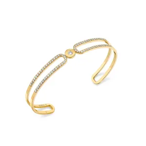 Michael M Pave Alignment Cuff Bracelet BR359PV