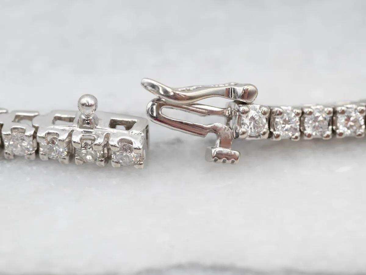 Modern Diamond Encrusted Tennis Bracelet