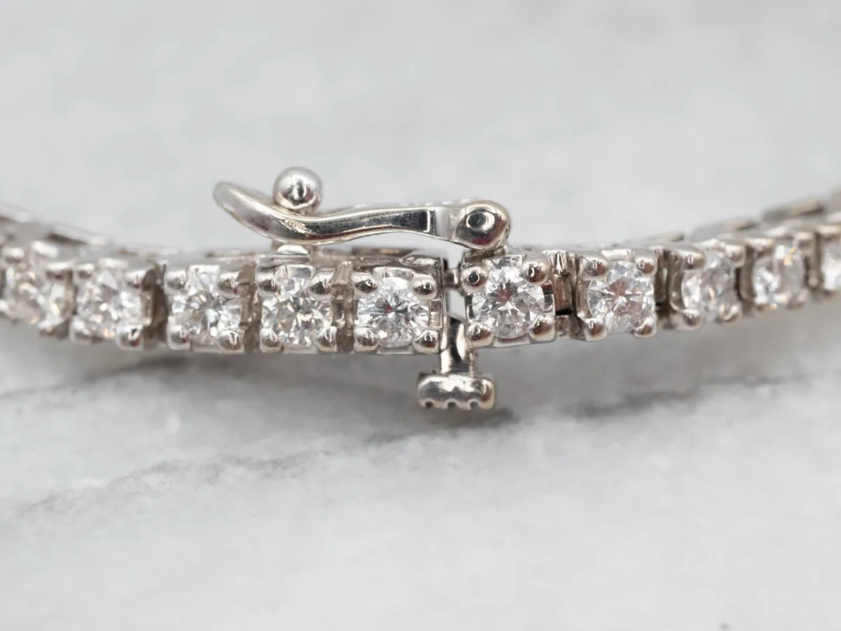 Modern Diamond Encrusted Tennis Bracelet