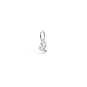 My Zodiac Leo 18K Whitegold Pendant w. Diamonds