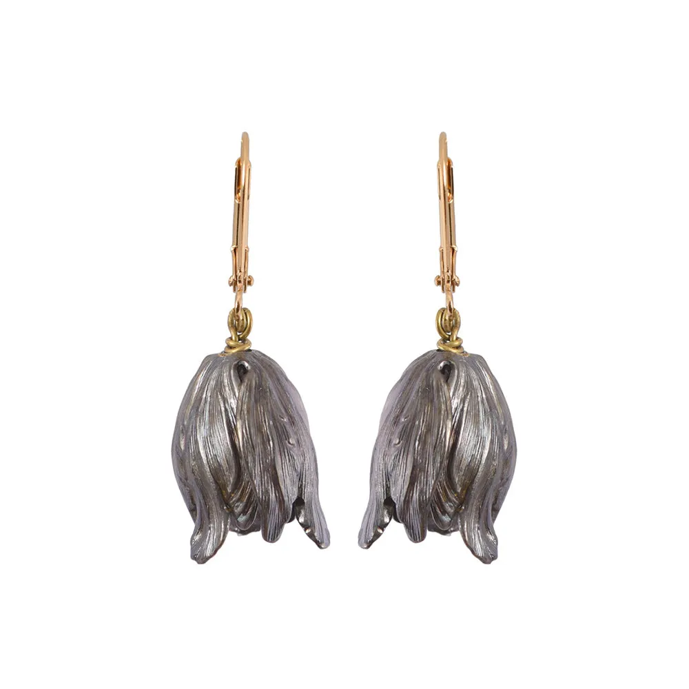 Noir Tulip Earrings
