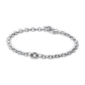 Pandora Signature Pav?? Bold Chain Bracelet