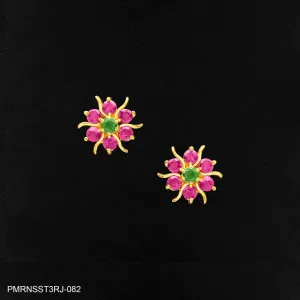 PREMIUM RATNA  PEARL STONE STUD PMRNSST3RJ-082
