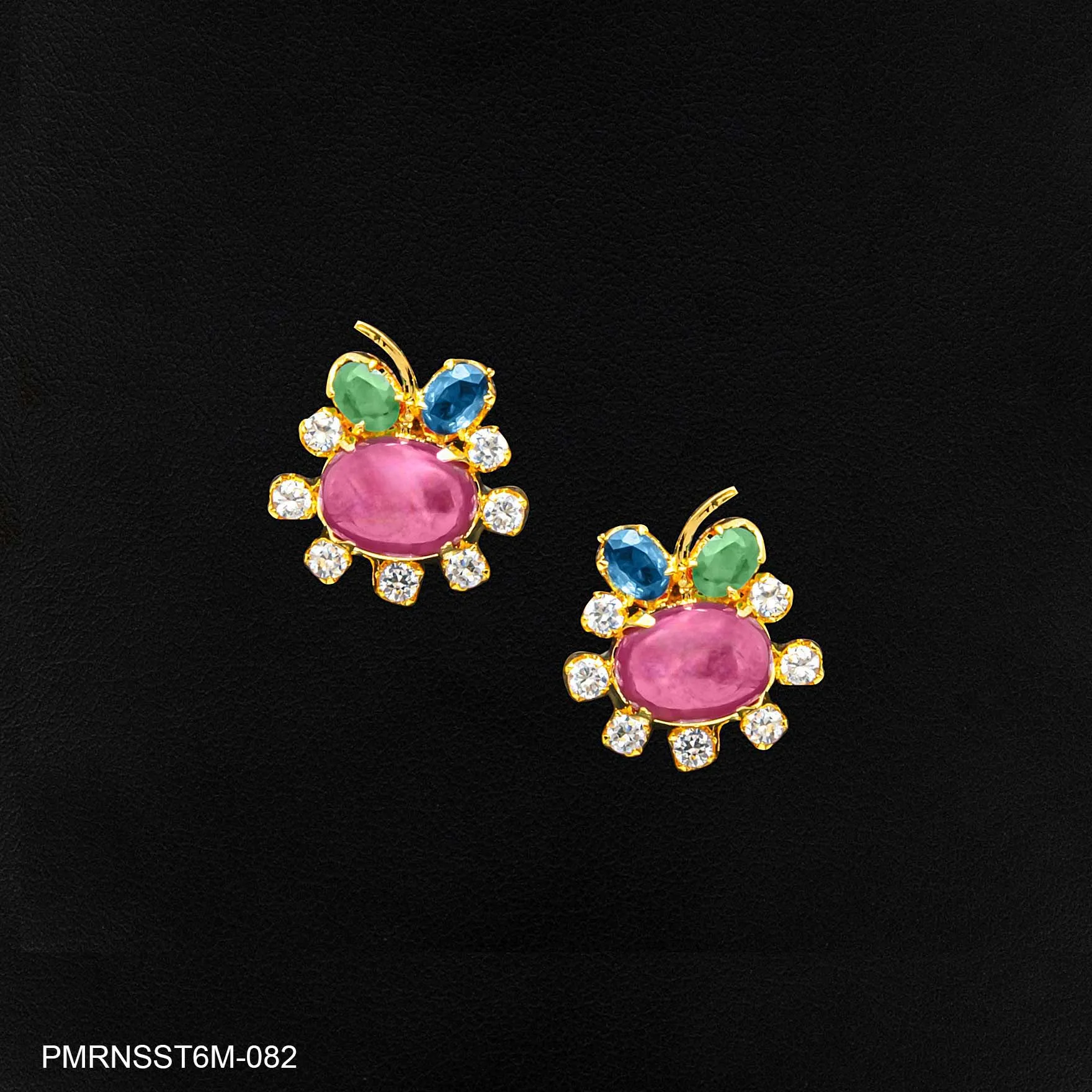 PREMIUM RATNA  PEARL STONE STUD PMRNSST6M-082