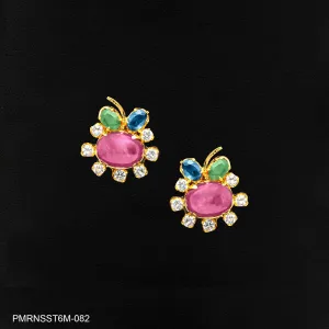 PREMIUM RATNA  PEARL STONE STUD PMRNSST6M-082