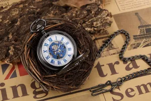 "The Pegasus" Hand-Wound Pocket Watch