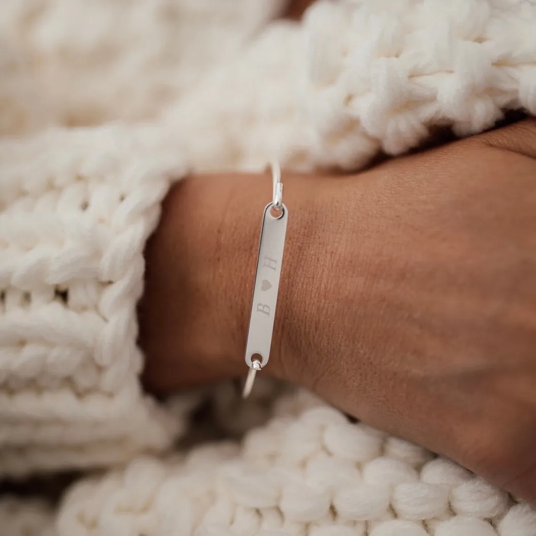 Revie - Engraved Bar Bracelet