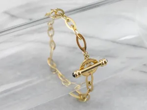 Roberto Coin Ruby and Sapphire Chic & Shine 18K Gold Link Bracelet