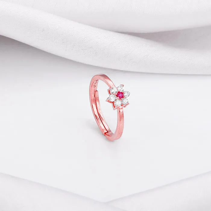 Rose Gold Flower Power Ring