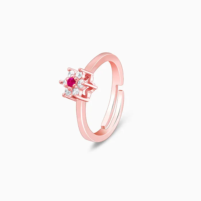 Rose Gold Flower Power Ring