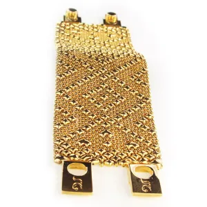 SG Liquid Metal TB40 ?C G24K Gold 24K Finish Bracelet by Sergio Gutierrez