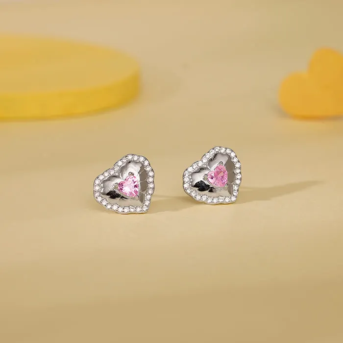 Silver Lovelight Stud Earrings
