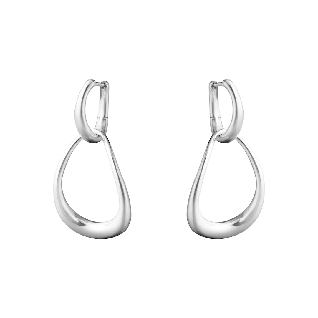 Silver Offspring Interlocked Earrings
