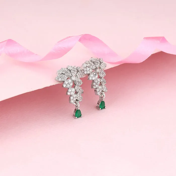 Silver Party Wear Earrings