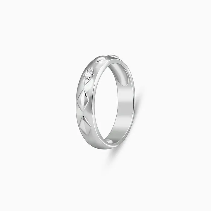 Silver Timeless Ring For Him
