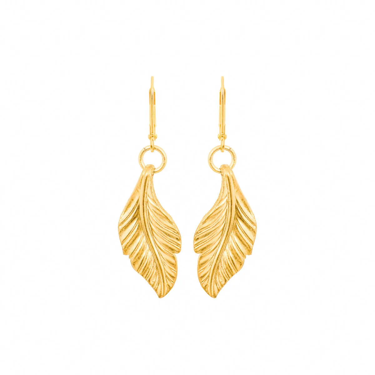 Single Plume Earrings