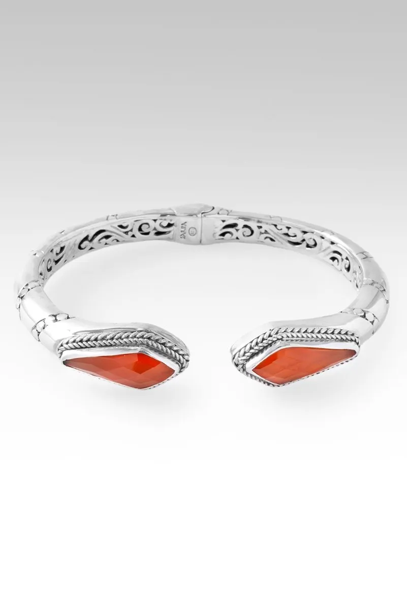 Spiritual Evolution Tip-to-Tip Bracelet? in Carnelian