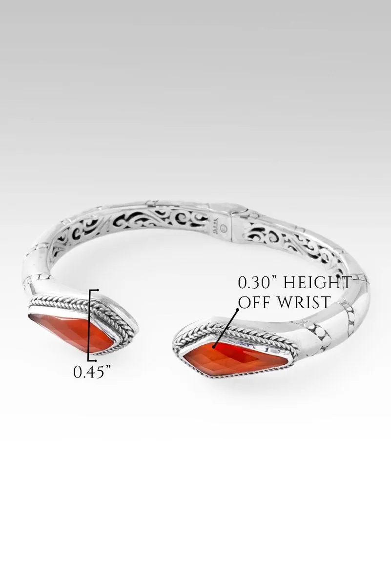 Spiritual Evolution Tip-to-Tip Bracelet? in Carnelian