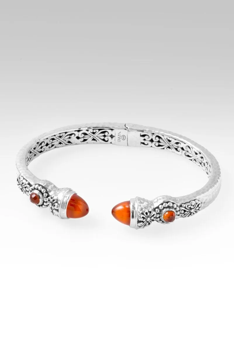 Spiritual Growth Tip-to-Tip Bracelet? in Carnelian