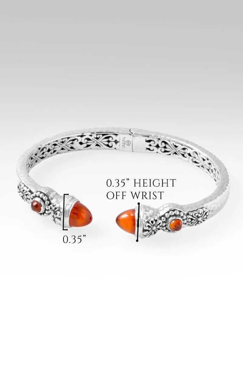 Spiritual Growth Tip-to-Tip Bracelet? in Carnelian