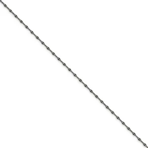 Stainless Steel 2.50mm Oxidized Fancy Chain | SRN1609